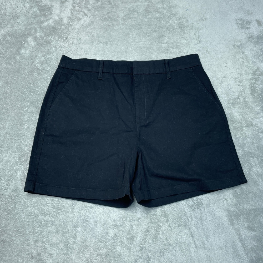 Gloria Vanderbilt Women's Size 16 Chino Shorts Black H0691